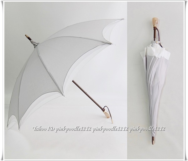 ◆【高級】 日本製 UV加工 パラソル 日傘 未使用◆ 2重張り アンティーク調◆