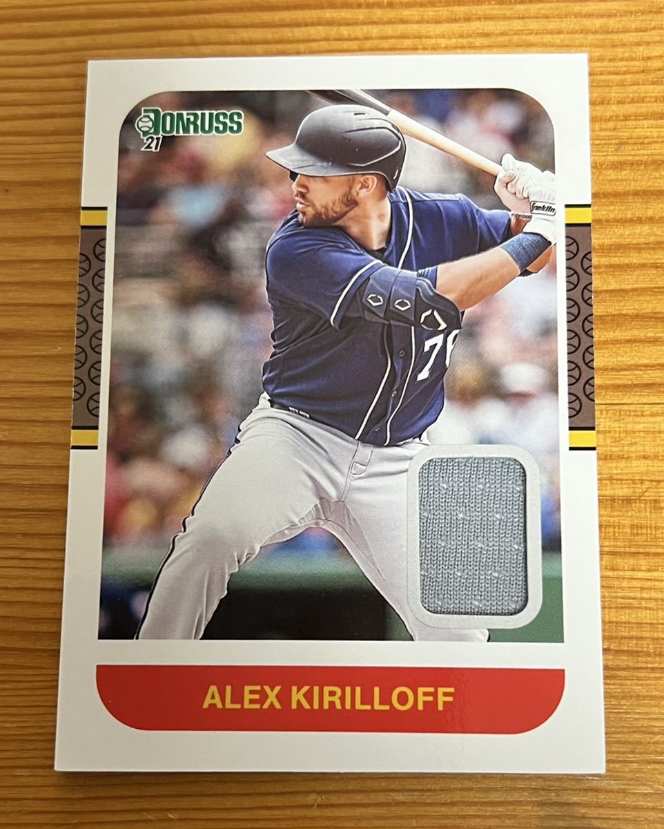 2021 Donruss アレックス・キリロフ Alex Kirilloff ジャージ Retro '87 材料 #94
