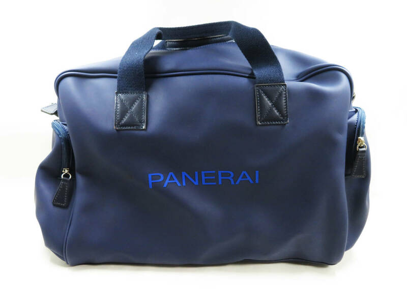 (n016)PANERAI パネライ ノベルティ ボストンバッグ （外ポケット×２：内ポケット×１）専用巾着袋、ショルダーストラップ付 希少 レア