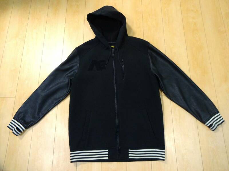 ☆ 中古 ANALOG スタジャン XLサイズ 黒 ☆ アナログ JACKET BLACK 検索用：BURTON バートン