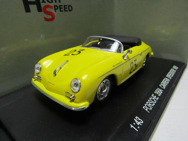 Porsche 1/43 ポルシェ 356 A Roadster 1955 ロードスター カブリオレ スピードスター FLAT４ CARRERA カレラ High Speed ＃23 911 550