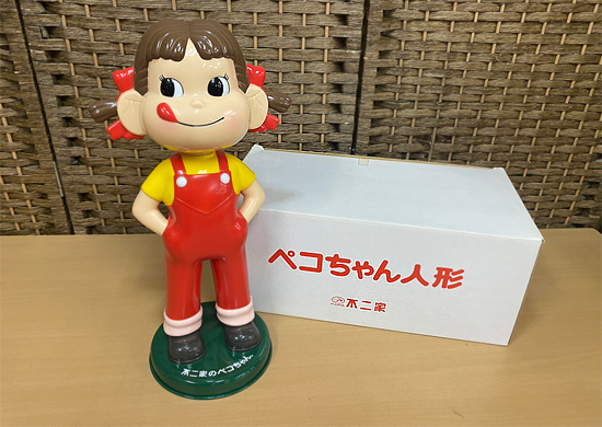 不二家 ペコちゃん 首振り人形 全長約32cm FUJIYA 不二家のペコちゃん ドール ボブルヘッド 札幌市 白石区 