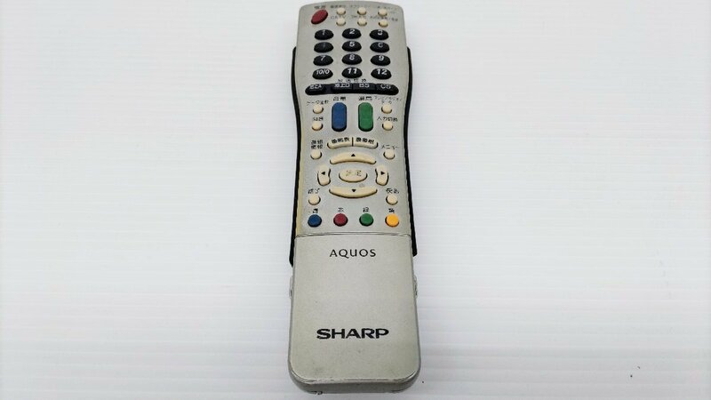クリーニング済 動作確認済 SHARP シャープ AQUOS アクオス TV テレビ リモコン GA366WJSA T127