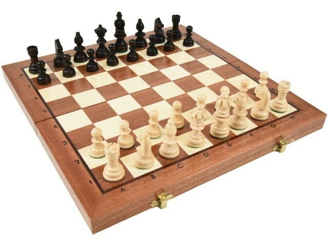 チェスセット 木製 ポーランド製 寄木細工 オリオン 35cm×35cm Wood Chess Sets Orion 数量限定販売