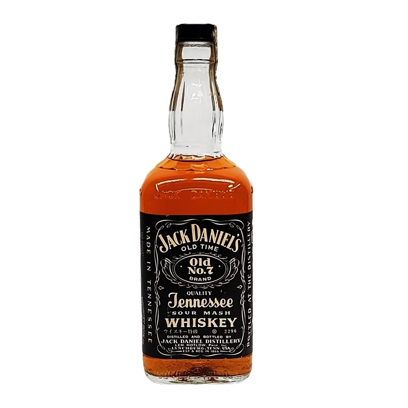 ZE725 古酒 JACK DANIEL'S ジャックダニエル OLD No.7 青紙封印 750ml 45% 瓶底 79年 テネシー ウイスキー 未開栓 ●80