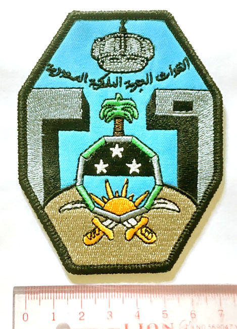 サウジアラビア軍ワッペン 王立空軍 不明の部隊 刺繍 アイロン接着可 エンブレム アラブ イスラム WAP22815-2