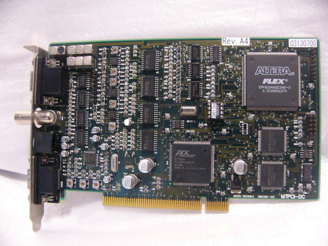 ★MicroTechnic/マイクロテクニカ MTPCI-DC フレームグラバボード FA画像処理
