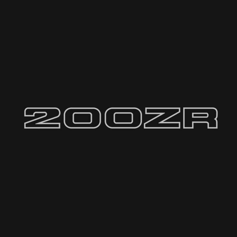 フェアレディZ31 Z32 ドア用 200ZR 300ZX カッティング ステッカー 2枚セット サイドデカール ドアデカール ドアステッカー