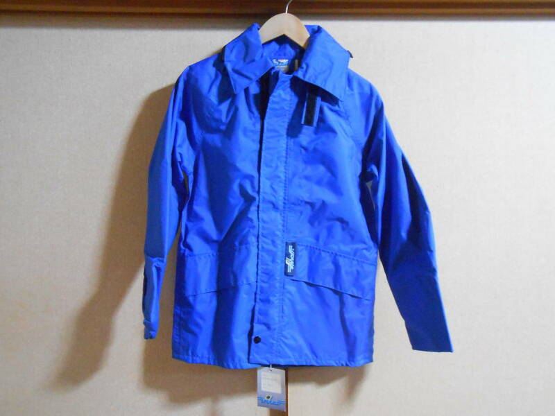 未使用タグ付　オランダ Imhoff イムホフ社　美しいロイヤルブルー色の本格的なセイリングジャケット レインコートとして！