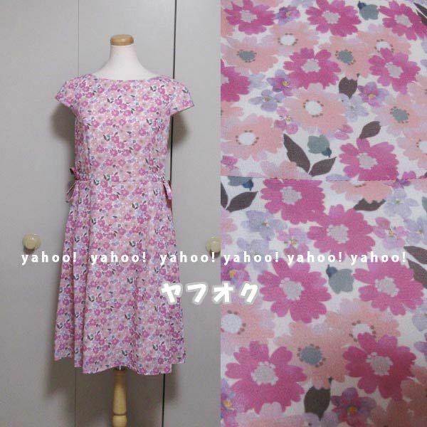 TOCCA(サイズ4【洗える！】CHEERFUL JOY FLOWER ドレス(トッカ)ピンク・ワンピース(Lサイズ)新品未使用