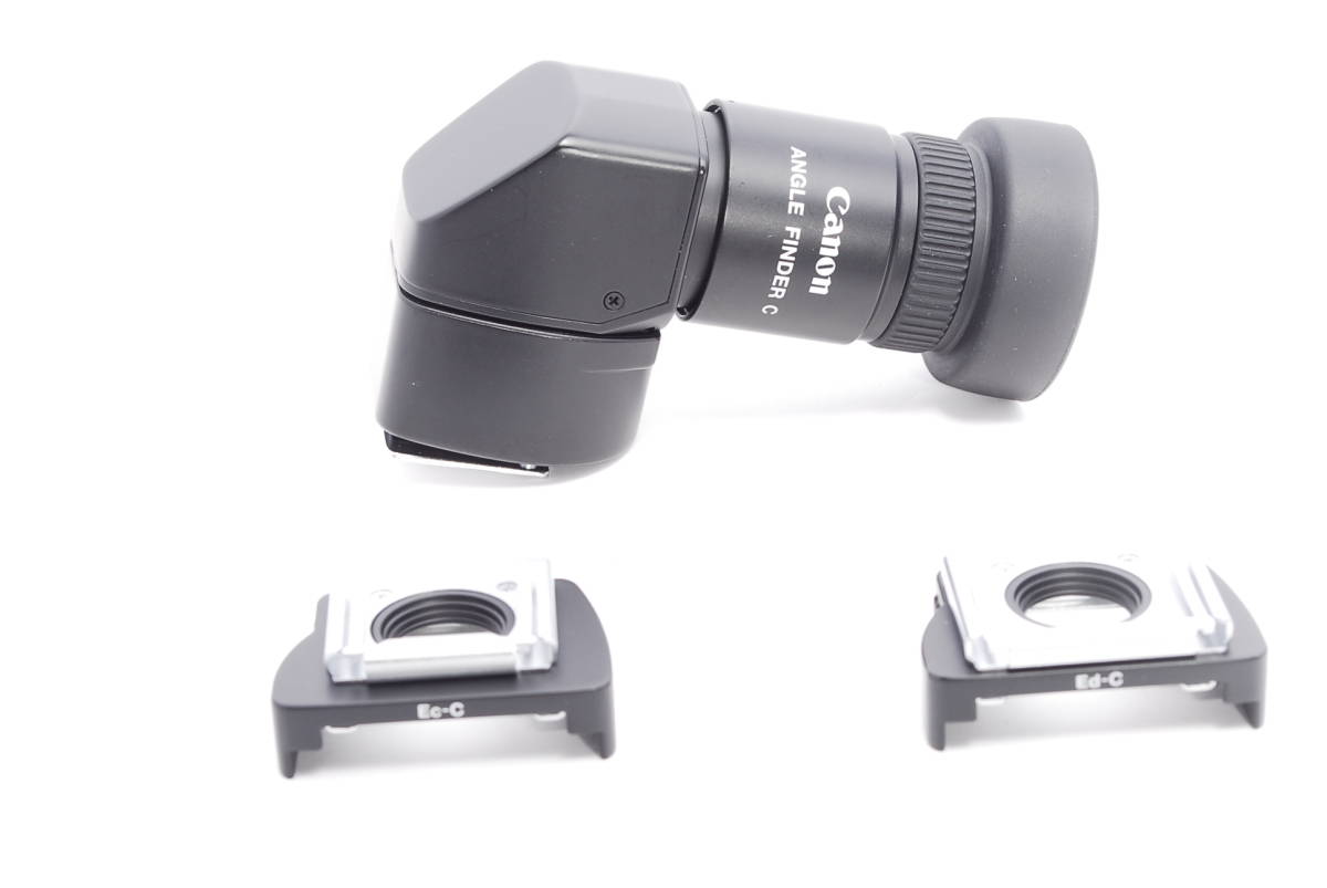 〓外観綺麗〓Canon キャノン ANGLE FINDER C アングルファインダーC 　アダプター Ec-C　アダプターEd-C 
