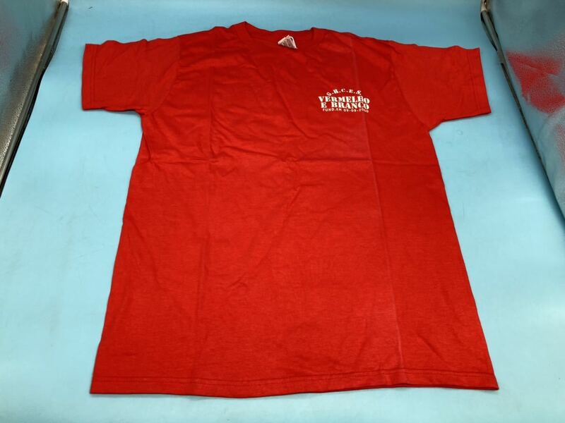 【A4411N132】フルーツ・オブ・ザ・ルーム　Tシャツ Mサイズ FRUIT OF THE LOOM HEAVY COTTON 赤　レッド　デッドストック？