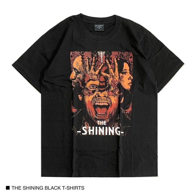 海外映画　シャイニング　半袖Tシャツ Tシャツメンズ プリントTシャツ ロックTシャツ カジュアル　アメカジ Mサイズ