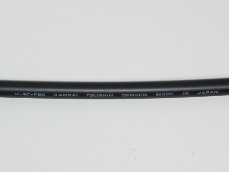 【未使用】 関西通信電線　S-5C-FBE　黒　20m　高耐候性同軸ケーブル　日本製