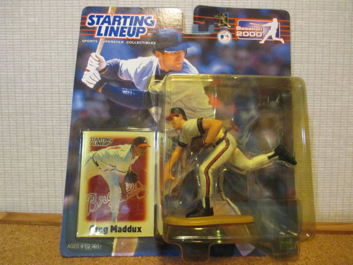 ケナー・スターティングラインナップMLB2000Edition　グレッグ・マダックス　アトランタ・ブレーブス（トレーディングカード付）