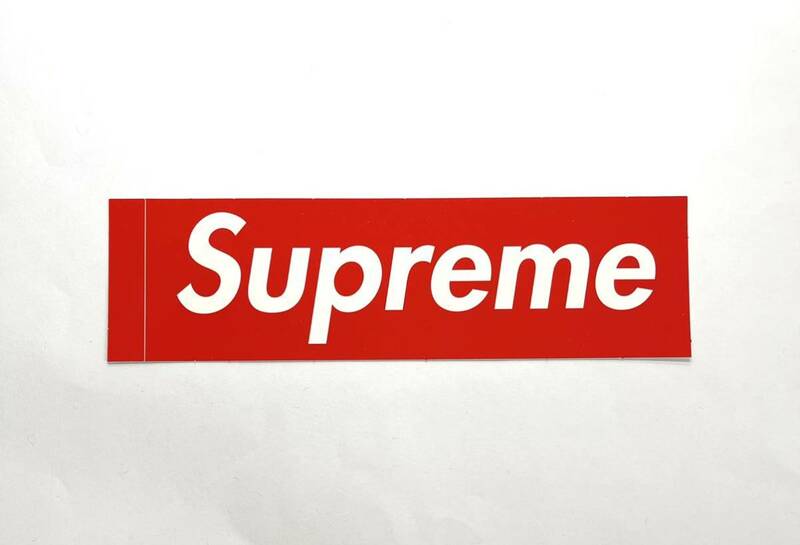 Supreme ボックスロゴ ステッカー Sticker Logo ロゴステッカー