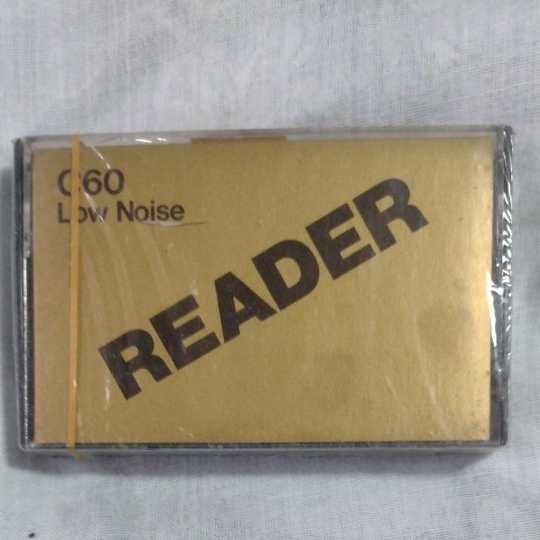 カセットテープ　READER　リーダー　C60　未開封品　昭和レトロ　当時物　希少
