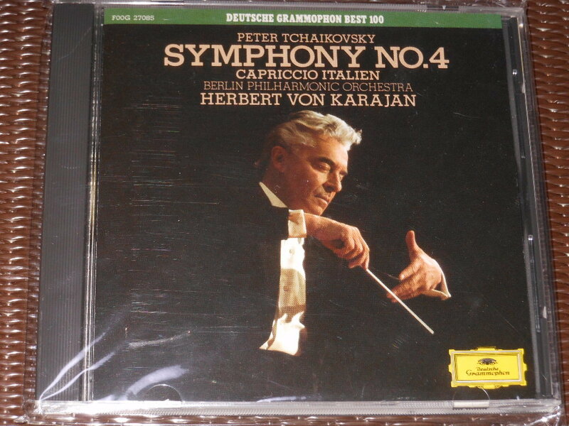 CD チャイコフスキー交響曲第４番,イタリア奇想曲 カラヤン＆ベルリン・フィル