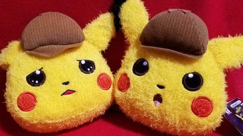 ポケモン ポケットモンスター 名探偵ピカチュウ ぬいぐるみポーチ　ピカチュウ　2種まとめ