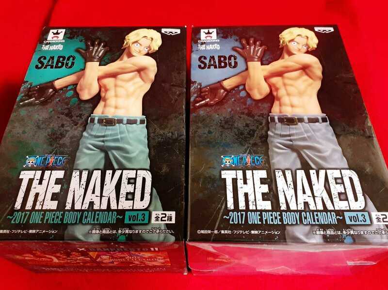 ワンピース　サボ　THE NAKED フィギュア 　全2種セット　【各外箱すこしへこみあり】