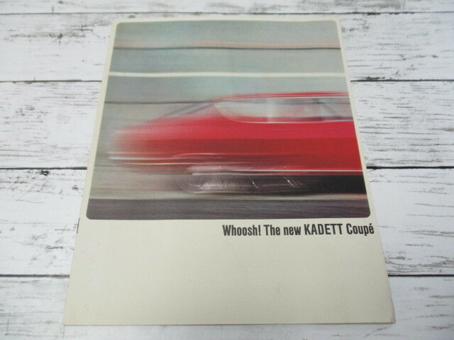 【希少】 OPEL オペル KADETT Coupe 販売 カタログ パンフレット レトロ ビンテージ 旧車 外車 当時物 