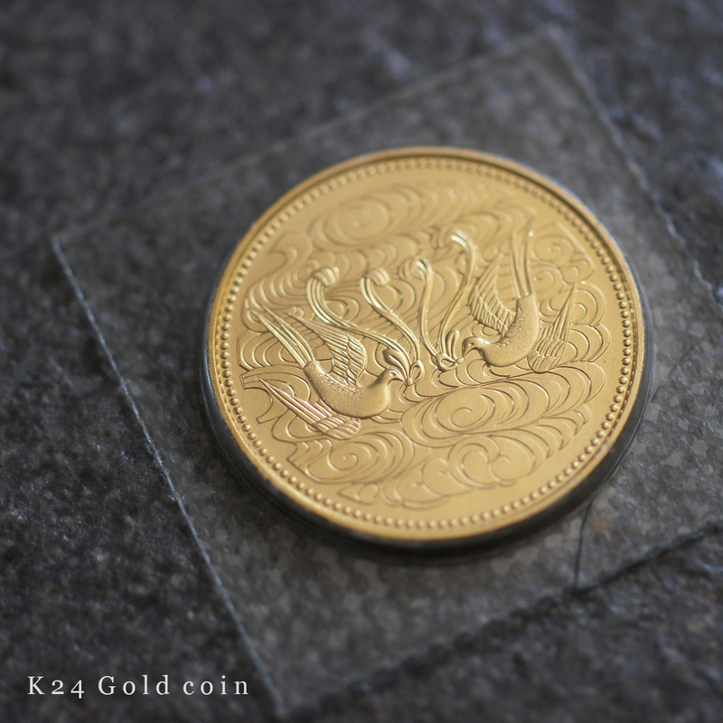 未使用 未開封 ブリスターパック入 K24 純金 20g 御在位 六十年 記念 10万円 金貨 昭和 61年 1987年 日本国 拾万円 60年 ゴールド コイン 2