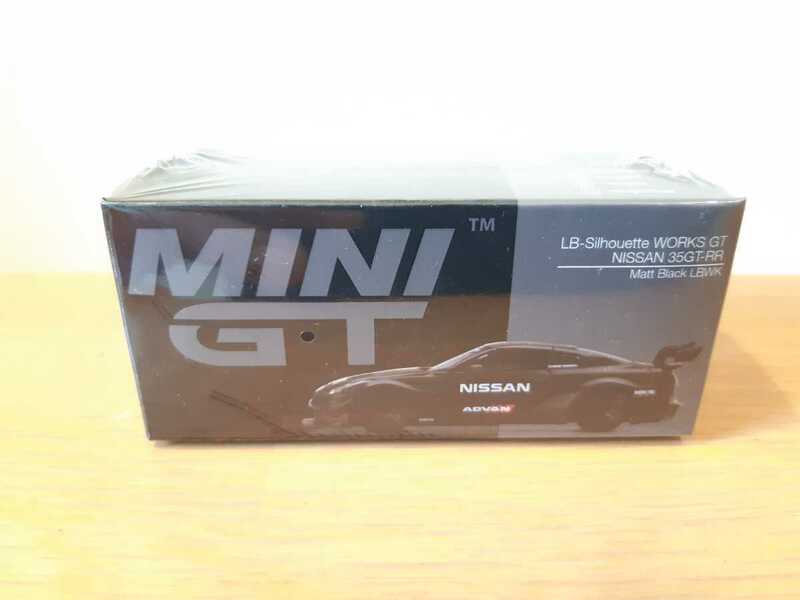 未開封　LIBERTY WALK　1/64　MINI GT　GT-R　リバティーウォーク　R35　マットブラック　アドバン　黒　右ハンドル　RHD