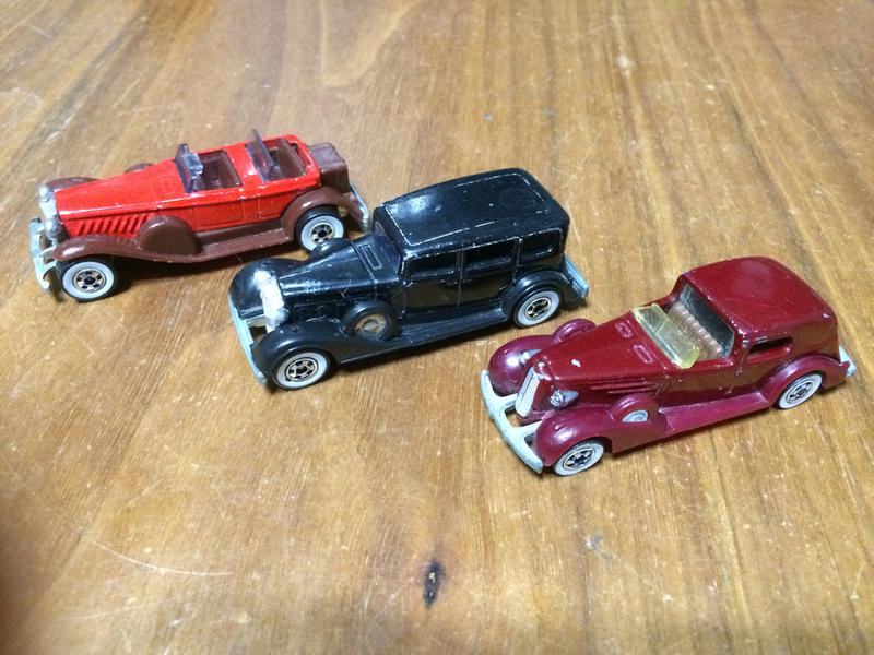 3台 セット 31 doozie 1976 classic packard 1982 35 classic caddy 1981 ホワイトウォールタイヤ ホットウィール hotwheels