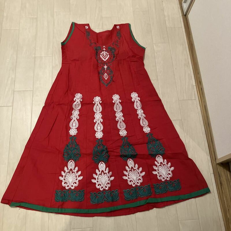 レディース　ワンピース　インド　民族衣装