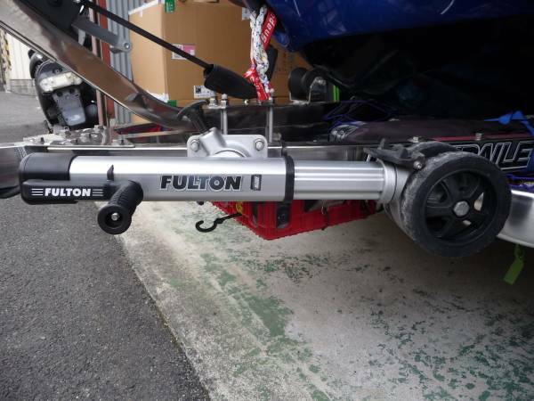 FULTON フルトン トレーラー アルミ ジャッキ 最強 Ｆ２ 安定 2ホイル ツインホール 接地面大 カスタム可 タイト・MAX・ソレックス 限定