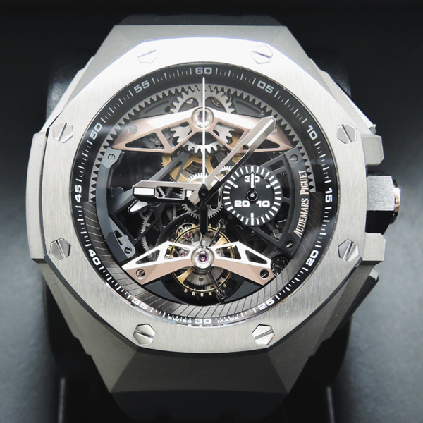 オーデマピゲ AUDEMARS PIGUET ロイヤル オーク コンセプト トゥールビヨン クロノグラフ オープンワーク 日本限定25本 未使用品