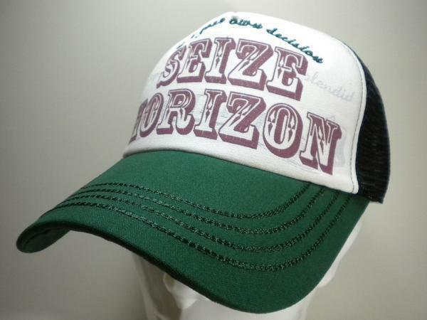 【帽子館】”SEIZE HORIZON”メッシュキャップ グリーン