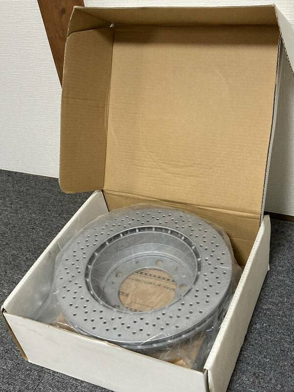 【新品・未使用】PORSCHE ポルシェ 911 ドリルド フロント ブレーキ ディスクローター RR WP-2390-0124 breni SCDシリーズ ventilated