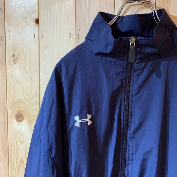 [KWT2420] UNDERARMOUR ウインドブレーカー メンズ ネイビー L 60