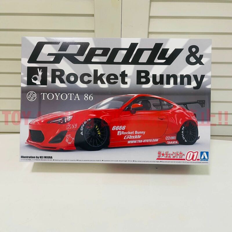 アオシマ トヨタ FT86 グレッディ ロケットバーニー エンケイ仕様1/24 TOYOTA 86 GReddy×ROCKET BUNNY enkei ver. プラモデル