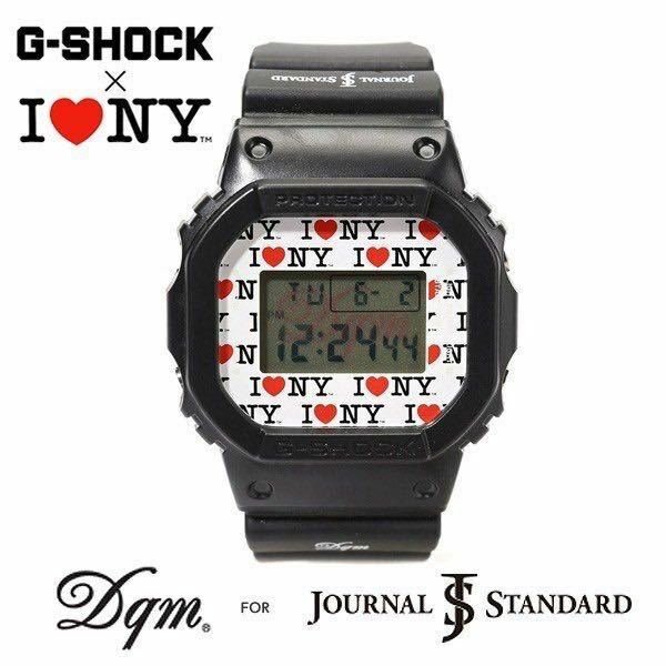 G-SHOCK×DQM×JOURNAL STANDARD 3コラボ I LOVE NY DW-5600VT15-002-610-0042-3-0