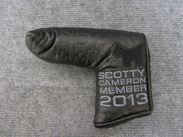 ♪新品[35] Scotty Cameron 2013 Club Cameron ScottyDog Pattern Black/スコッティキャメロン/2013年クラブキャメロン/ドッグパターン