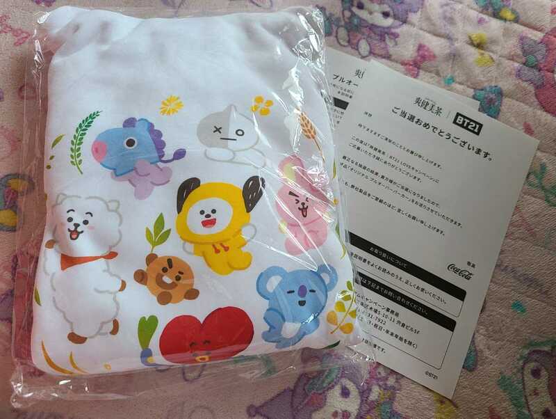 BTS 防弾少年団 BT21 爽健美茶 当選品 オリジナルプルオーバーパーカー