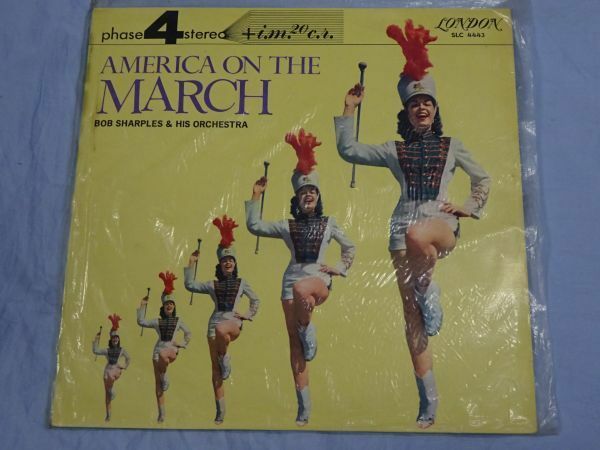 (LP-93)アメリカン・マーチ・スペクタクラー ボブ・シャープレスと彼の吹奏楽団 レコード 中古 動作未確認