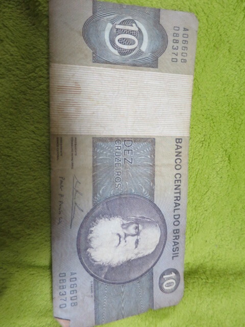 ブラジル　紙幣　1 CRUZEIRO