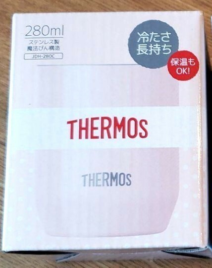 サーモス THERMOS 真空断熱カップ 新品 JDH-280C PCH ピーチ 未使用品