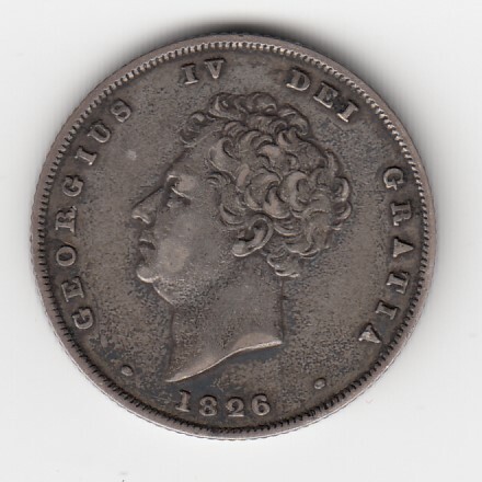 イギリス　1826年　Shilling　＠２３