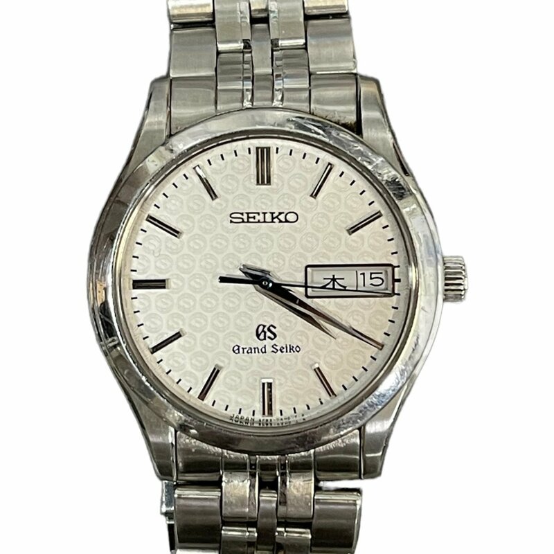L26502RD【中古品】SEIKO セイコー GS 9F83-0AK0 130周年記念 限定1000本 シリアル入り クオーツ メンズ腕時計 箱なし 本体のみ