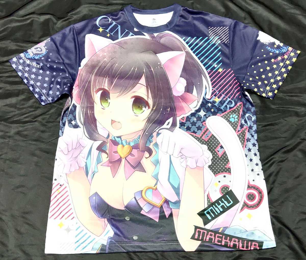 前川みく　フルグラフィックTシャツ XLサイズ　（池上茜）　（A・M・R　Akane Makes Revolution）　【アイドルマスター】