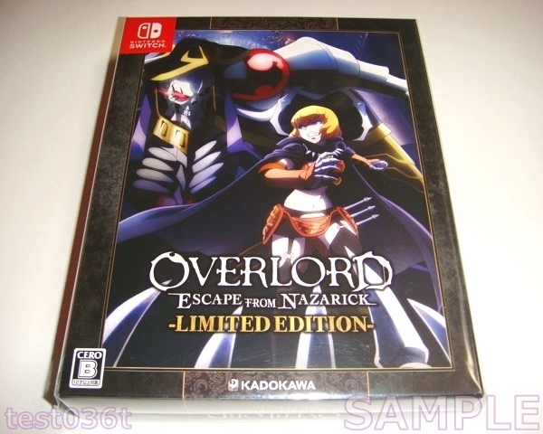 Switch OVERLORD: ESCAPE FROM NAZARICK -LIMITED EDITION- 限定版 オーバーロード 新品未開封
