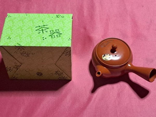 保管品 急須② ブラウン系