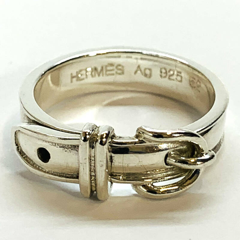 HERMES エルメス ベルトモチーフ ディアンヌ リング 指輪 シルバー 925 52