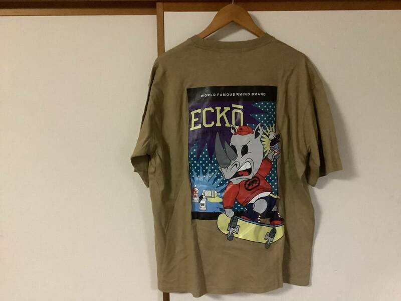 新品未使用　ecko unlted エコーアンリミテッド　半袖Tシャツ　Lサイズ　ブラウン　送料無料