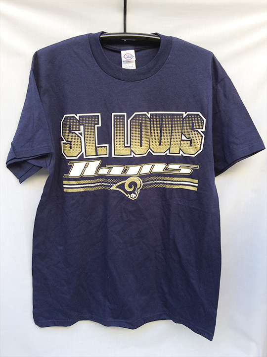 ST. LOUIS RAMS NFL セントルイス ラムズ ネイビー Tシャツ TEE 半袖 半袖Tシャツ T-SHIRTS L 997