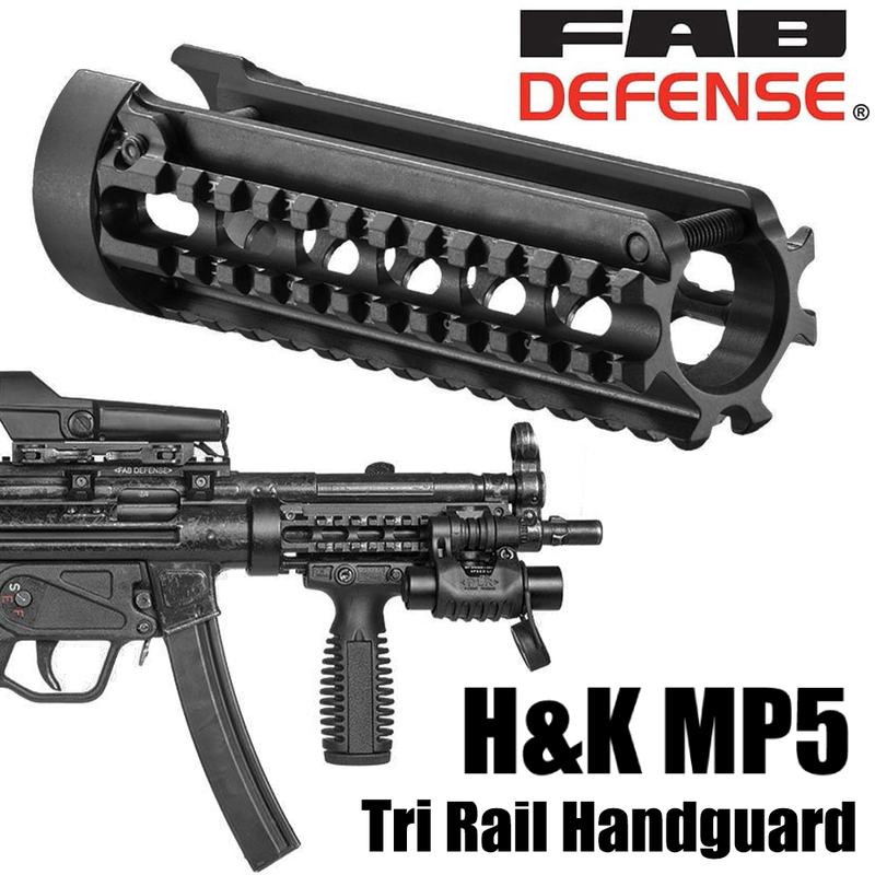 FAB DEFENSE トライレールハンドガード MP5-RS アルミ製 H&K MP5用 FABディフェンス